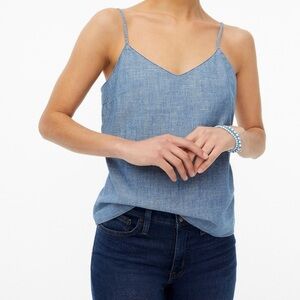 J Crew Chambray Tank Top size 2